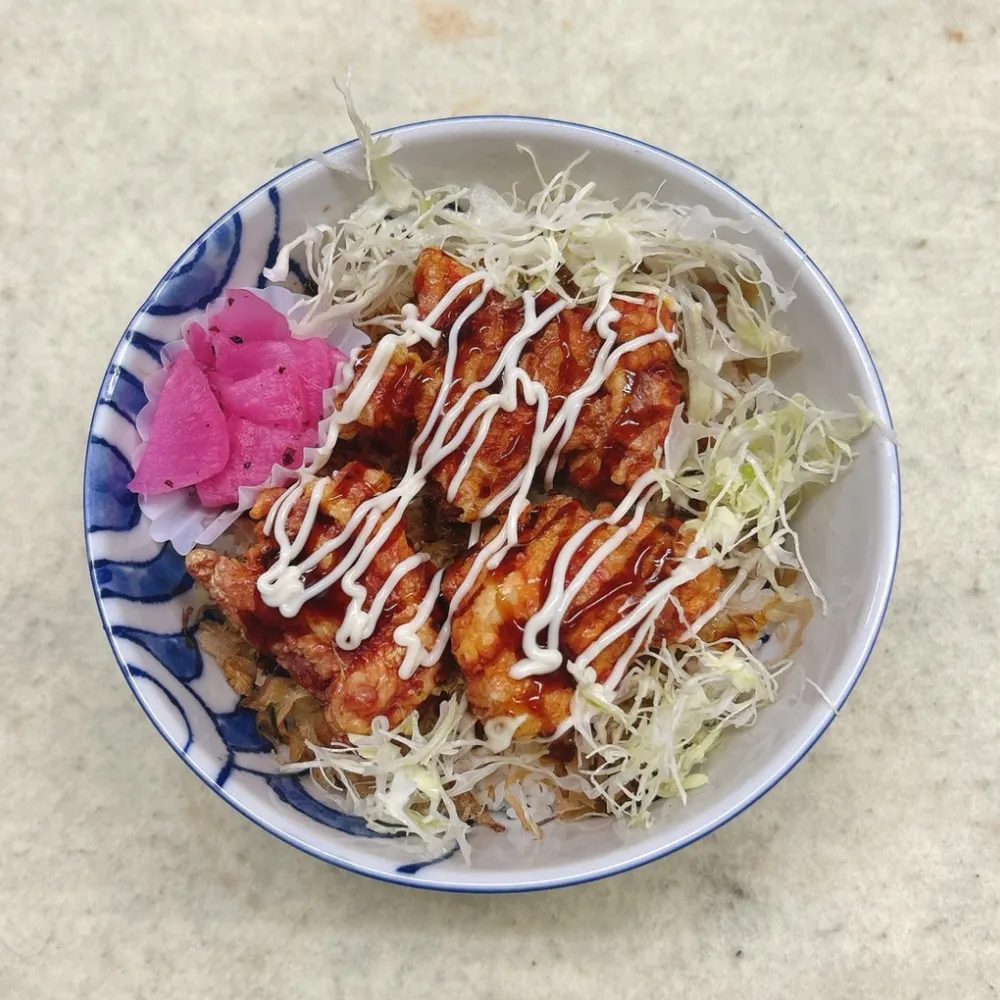 鶏唐照りマヨ丼